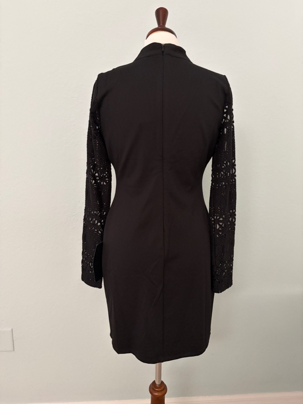 Lulus Lace Up Your Sleeve Lace Long Sleeve Bodycon Dress NWT - Picture 10 of 16